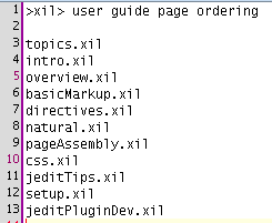 screenshot of user guide's page.order in jEdit